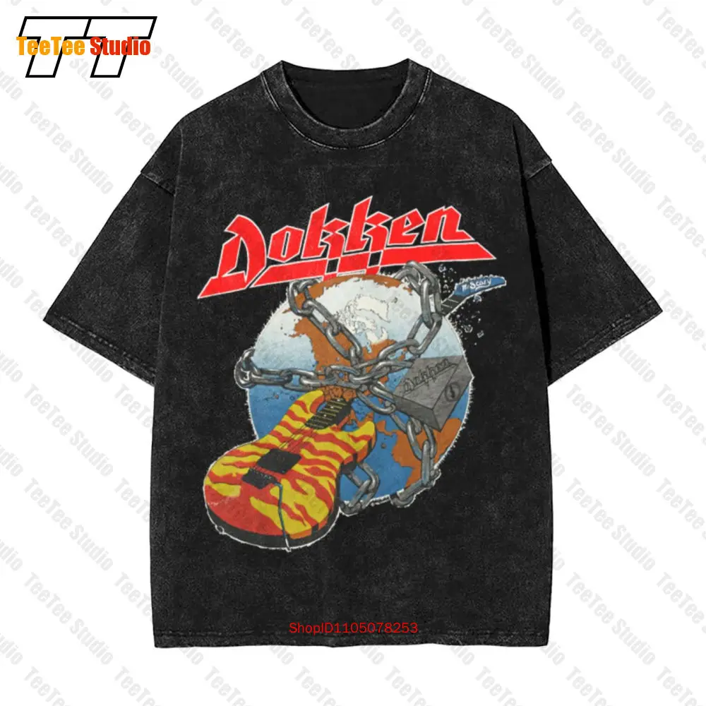 

Dokken Band Concert Vintage Oversized T-Shirt 4DA4