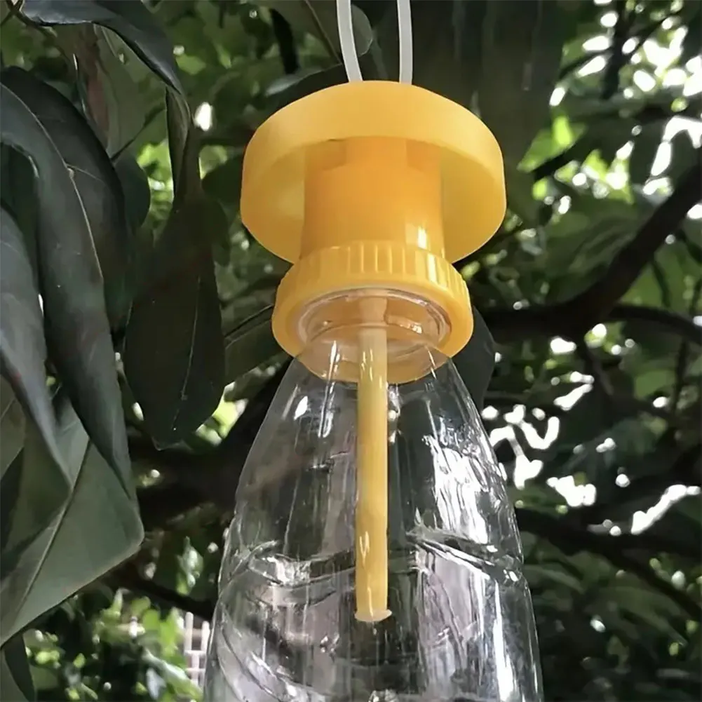 Trampa de plástico para moscas de frutas, atrapamoscas antimoscas, Control de plagas, para casa, jardín, Patio, terraza, huerto
