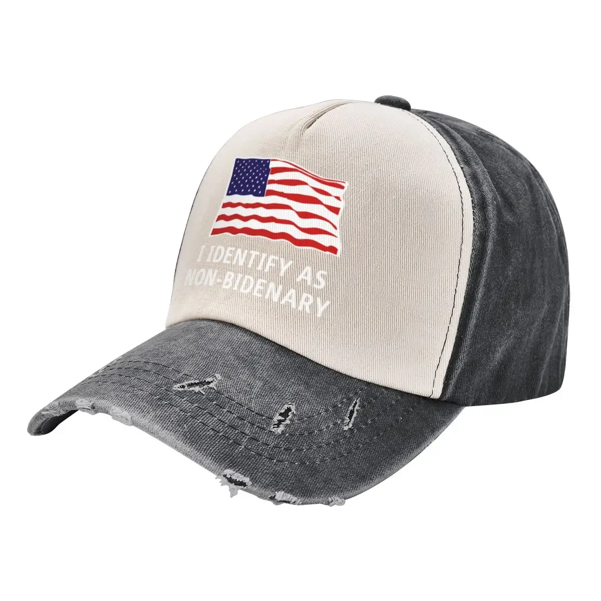 

Identify As Non-Bidenary Anti-Biden Patriotic Baseball Cap New In The Hat Ball Cap Cosplay Thermal Visor Women's Hats 2025 Men's