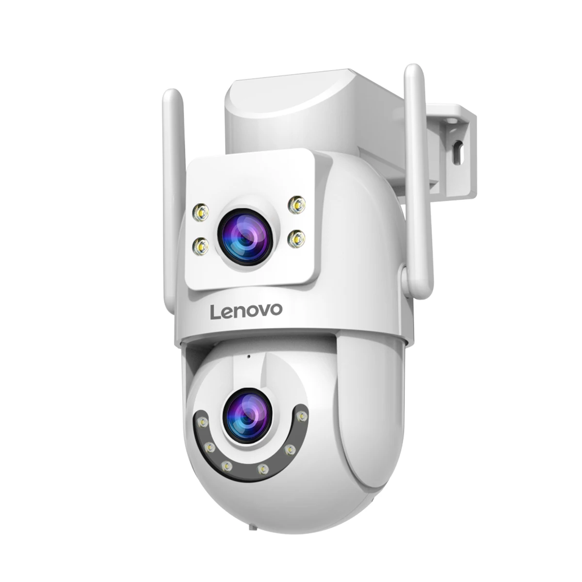 Lenovo 4k wifi câmera de vigilância 5g wifi ao ar livre lente dupla ptz câmeras ip rastreamento