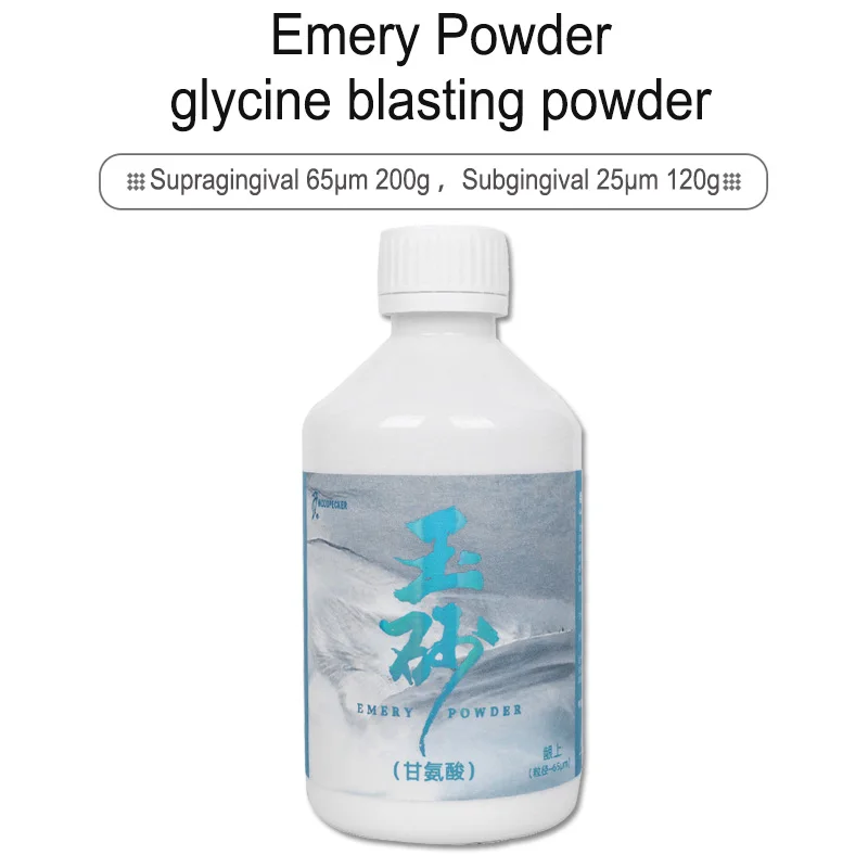 Dentistry, Sandblasting Powder, Glycine, Emery Powder, Supragingival, Subgingival 25μm, 65μm Oral Consumables