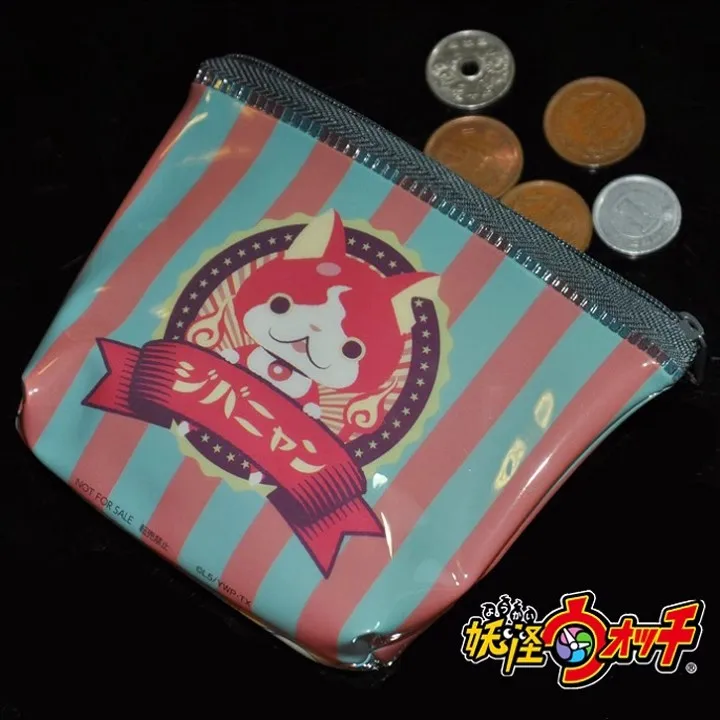 

New Yo-Kai Watch Jibanyan Girls Children PVC Coin Purse Case Small Wallets For Women