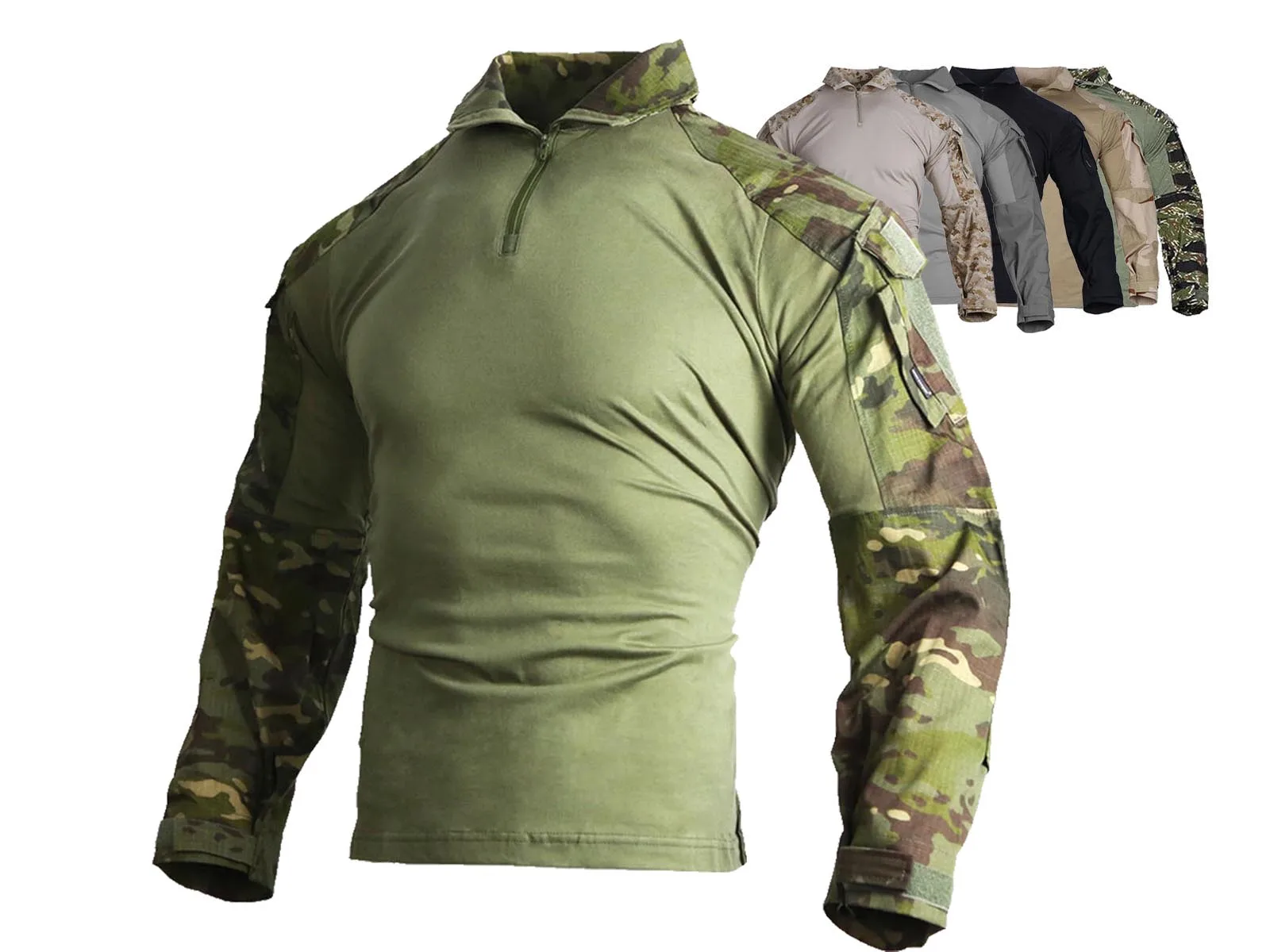 Emersongear Men's Gen3 Tactical Combat Shirt G3 Long Sleeve Top For Airsoft Outdoor Training Sports Activities