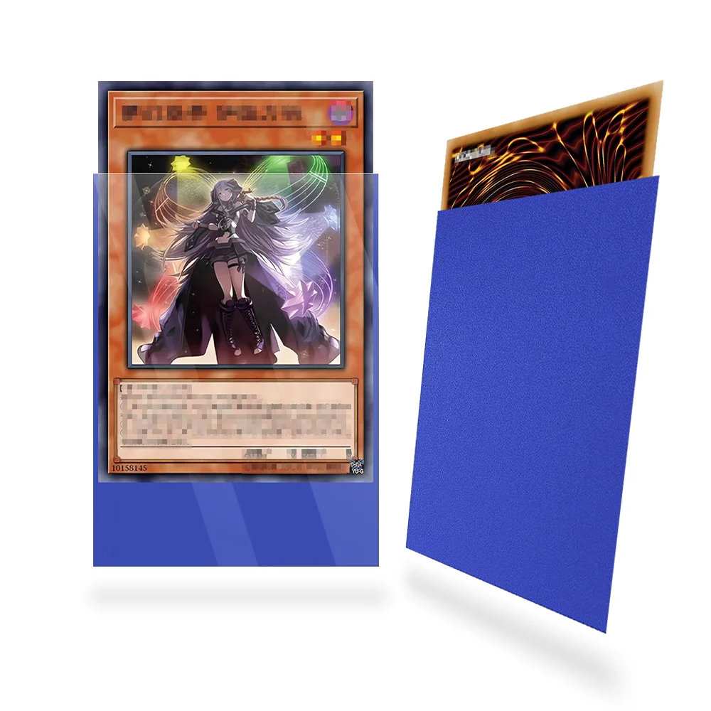 100 Stück 62x89mm Mattierte Weiche Kartenhüllen Top Loader Weiche TCG-Schutzhüllen für YGO Japanische Sammelkarten – Detail 10