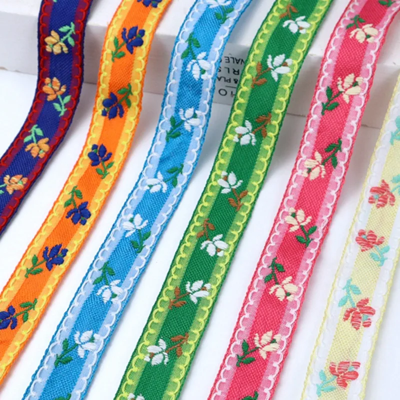 

23mm One Inch American Rural Floral Decorative Lace Vintage Diy Embroidered Manual Ribbon For Handmade Hair Bowknot Accessories