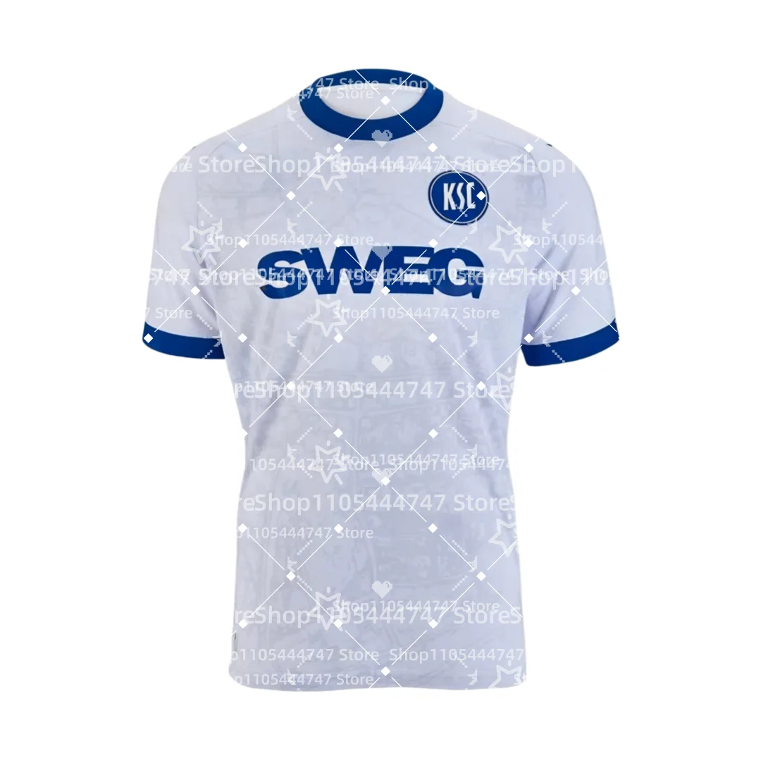 

2026 Summer Karlsruher Football T-shirt for Men and Women - Suitable for Daily Wearing and Training - T-shirt Top