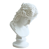 Statue Decor For Shelf Resin Sculptures And Figures Ornaments For Home Decoration Living Room Deskop Table Apollo Gypsum Crafts