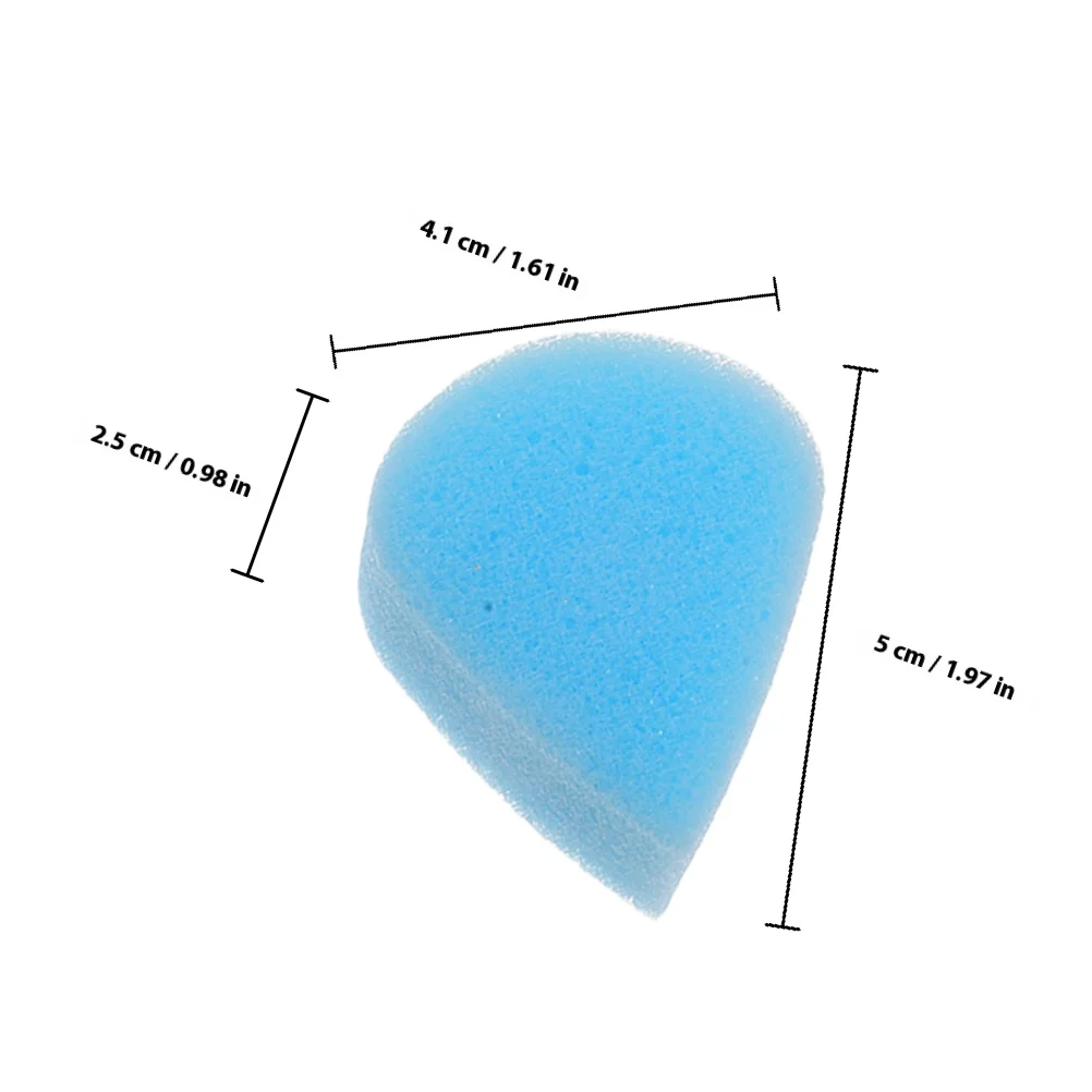 페인팅을위한 12Pcs 페이셜 스폰지 눈물 방울 디자인 고밀도 스폰지 크리 에이 티브 아트 공예 페이스 페인트 키트 액세서리