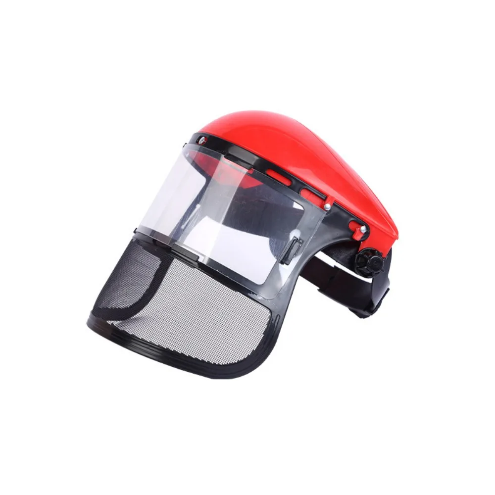 درع الوجه الواقي لقص العشب الاحترافي - درع مقاوم للصدمات من مادة PVC والأكريليك الشفاف المضاد للرش