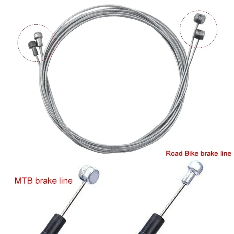 RGO Full Brake & Shift Cable Housing Kit For MTB Mountain Bike Shifter Inner Cables Set With Cable End Caps Ferrules Cycling view 4