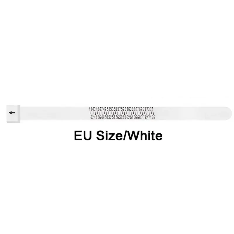 Ring Sizer Tool US EU Size Guide Weiß Schwarz Ehering Finger Gauge für die Schmuckherstellung Messung – Detail 8