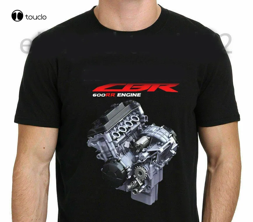 New Hon Cbr 600 Rr Cbr 600Rr Motorcycle Engine Newest Style 3D Printed Men Tee Shirt Homme Summer Make T Shirts Women Shirts