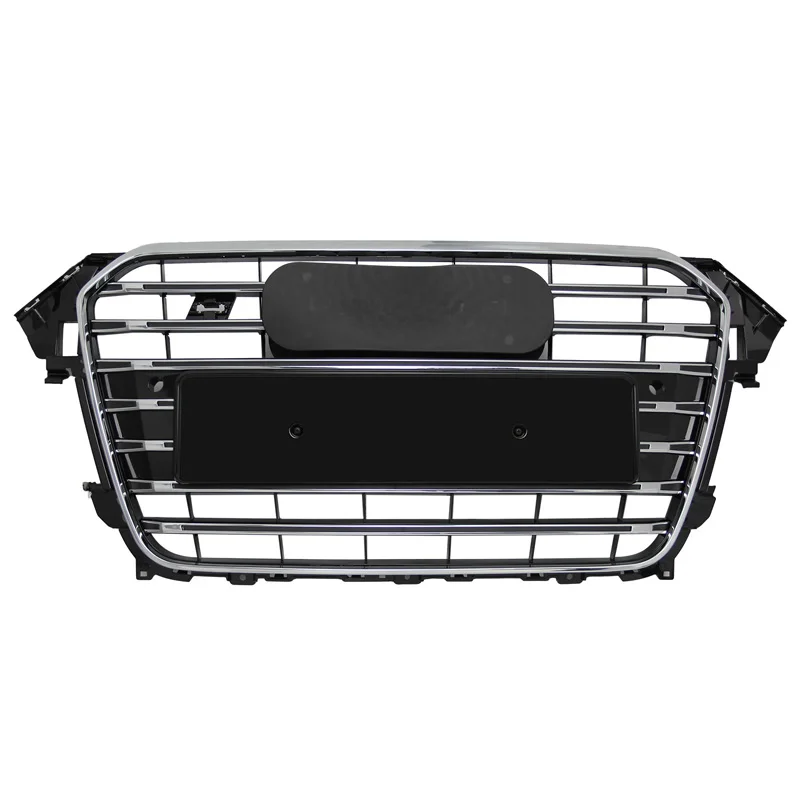 Front Hood Grille Car Front Bumper Grill Center Grille Upgrade for S4 Grill for  A4/S4 B8.5 2013-2016 Fast Shipping