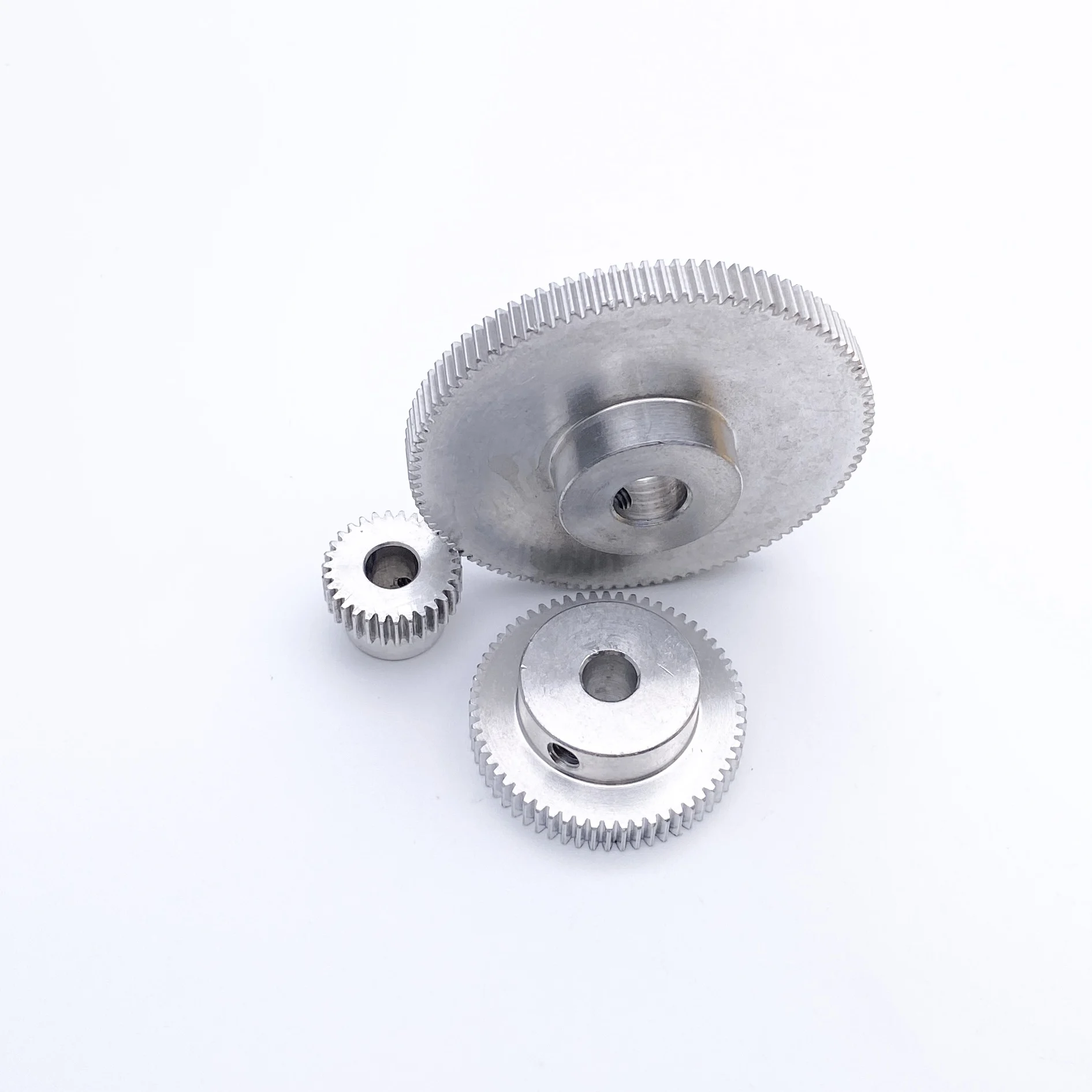 0.5M 30/40/50/60/65/94/100/120 Teeth 4/5/6/8/10/12mm Aluminum Alloy Step Gear