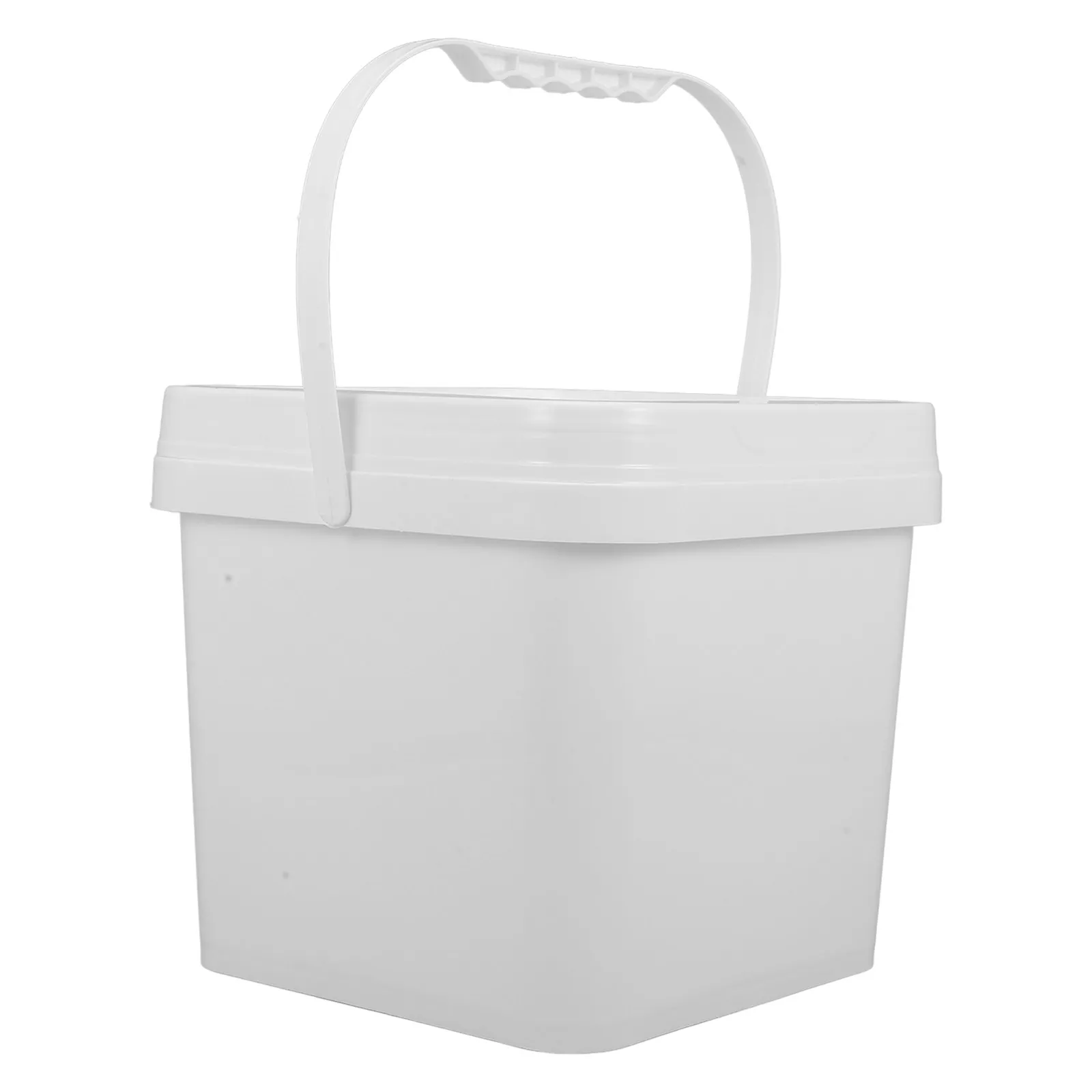 

Пластиковое ведро для краски 5 л с ручкой и крышкой, прочный контейнер для хранения краски, для использования на улице, пустая емкость для краски, ведро-контейнер