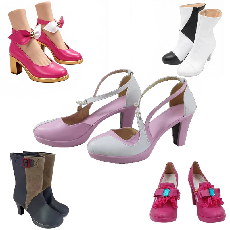 Anime Project Sekai V3 Otori Emu MIZUKI Boots Cosplay Halloween Party Shoes Customize