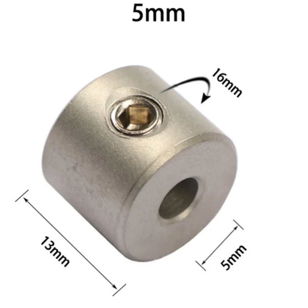 Stop Collar 304 Stainless Steel Depth Stopper Collar 4 10mm Drill Bit Limiting Ring Woodworking Hole Depth Limiter