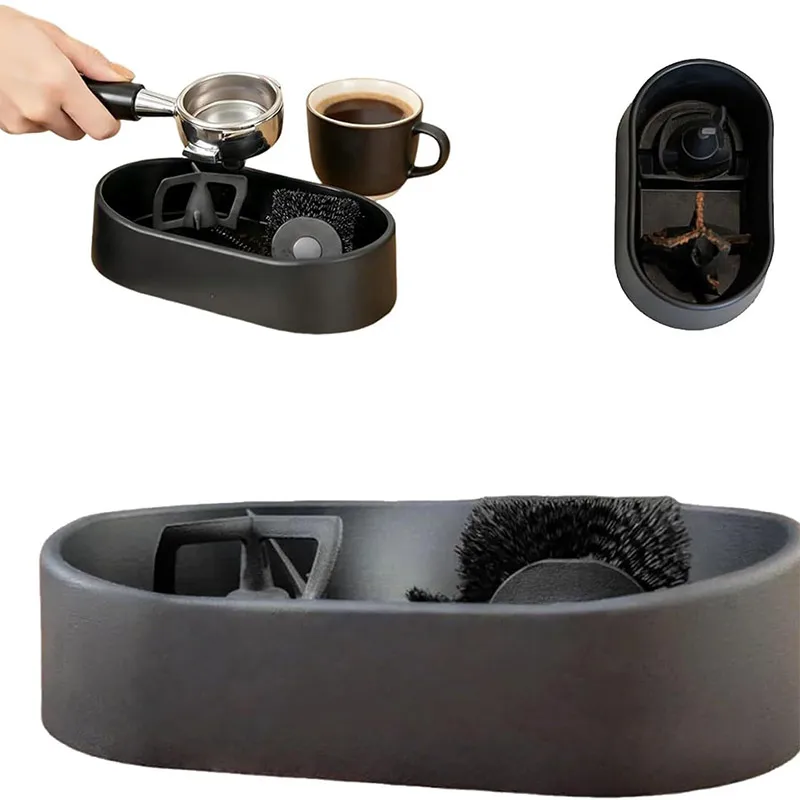 Kaffee-Siebträger-Reinigungsset Maschinenreinigungsset Espresso-Siebträger-Reinigungsset für Kaffeesatz, Barista-Wartungsset
