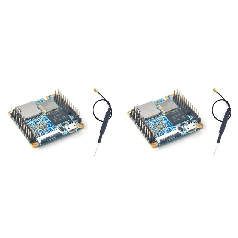 

2X For Nanopi Neoair Development Board 512Mb RAM Wifi & Bluetooth 8Gb Emmc Allwinner H3 Quad-Core Cortex-A7 Ubuntucore