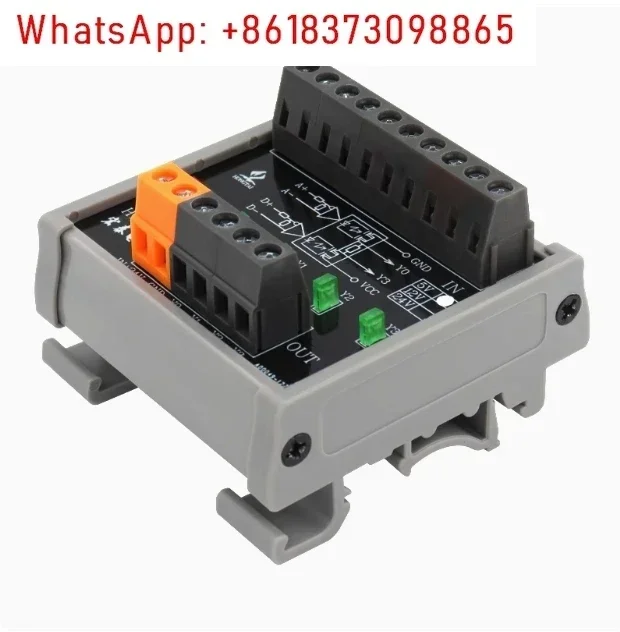 Customized 3 Or 4 Channels Differential To Push-pull HTL TTL Signal PNP/NPN Converter For Encoder To PLC Counters 2MHz 5V 24V