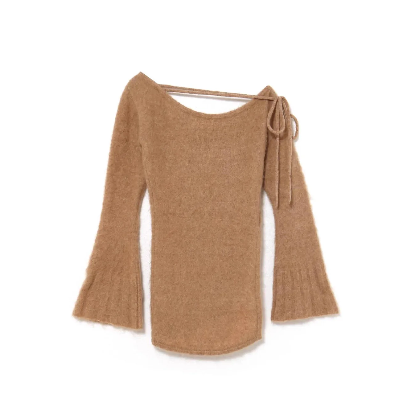 

Japanese Style Autumn Winter Flare Long Sleeve Sweater Solid Color O-neck Pullover Top All-match Women Casual Knitted Jumpers