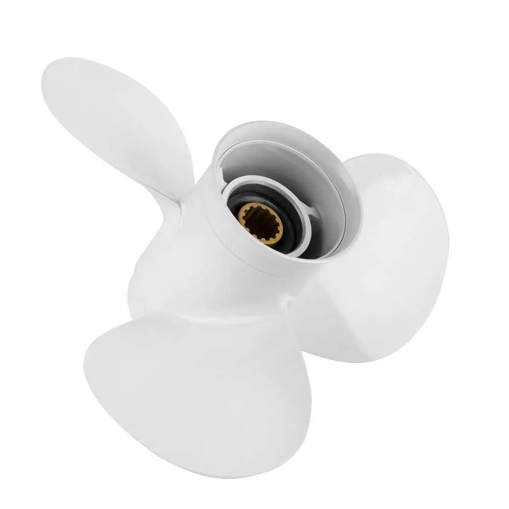 Marine Propeller for Yamaha Motor Engines F30B/40HP/50HP/60HP With 13 Tooth Spline 11-3/8“ x 12”, OEM No.663-45952-02-EL