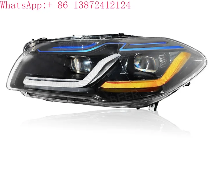 

Car Front Lamp Plug Play Accessories for W 5series F10 F11 F18 2011-2017 Full LED Headlight Upgrade G30 Style Signal Light