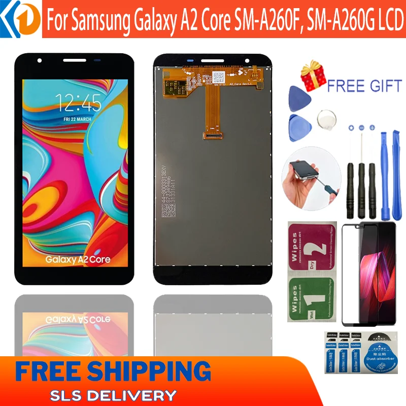 

OLED For A260 LCD For Samsung A2 Core A260 SM-A260F/DS A260G A260F LCD Display Touch Screen Digitizer Assembly