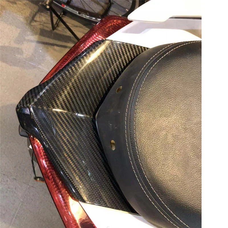 

Reliable For Xmax250 Xmax300 Carbon Fiber Taillight Upper Cover Tail Wing Decorative Protective Cover Motorcycle Part