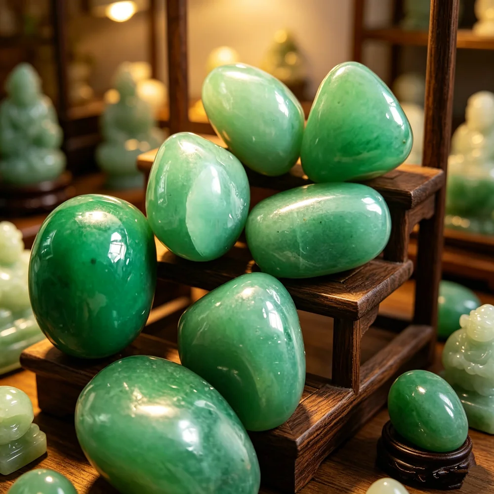 Natural Green Aventurine Crystal Quartz Lucky Stones Raw Rough Mineral Healing Crystals Gem Specimens Collectible Home Decor