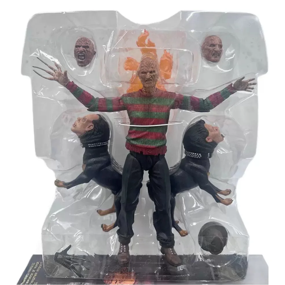 NECA Nightmare Part 2 فريدي عمل الشكل تمثال تحصيل PVC نموذج سطح المكتب لعبة الزينة