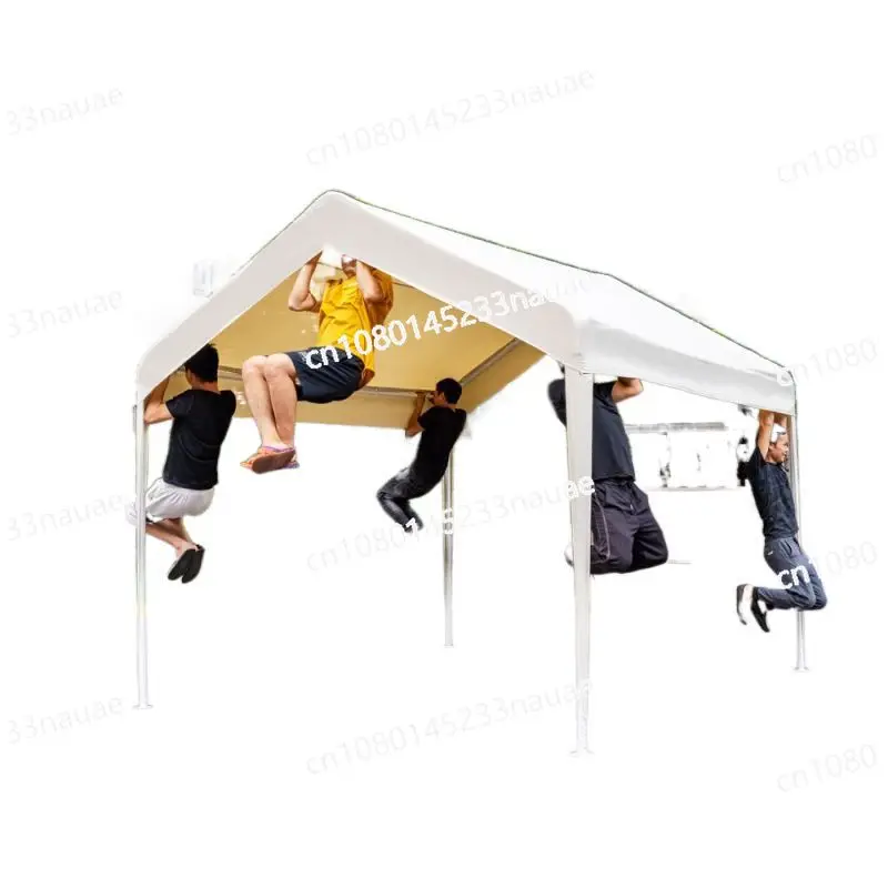 Market Outdoor Sunshade Stall Tent Commercial Manual Four-legged Night Market Canopy Four Corners Rainproof Caravan Shed