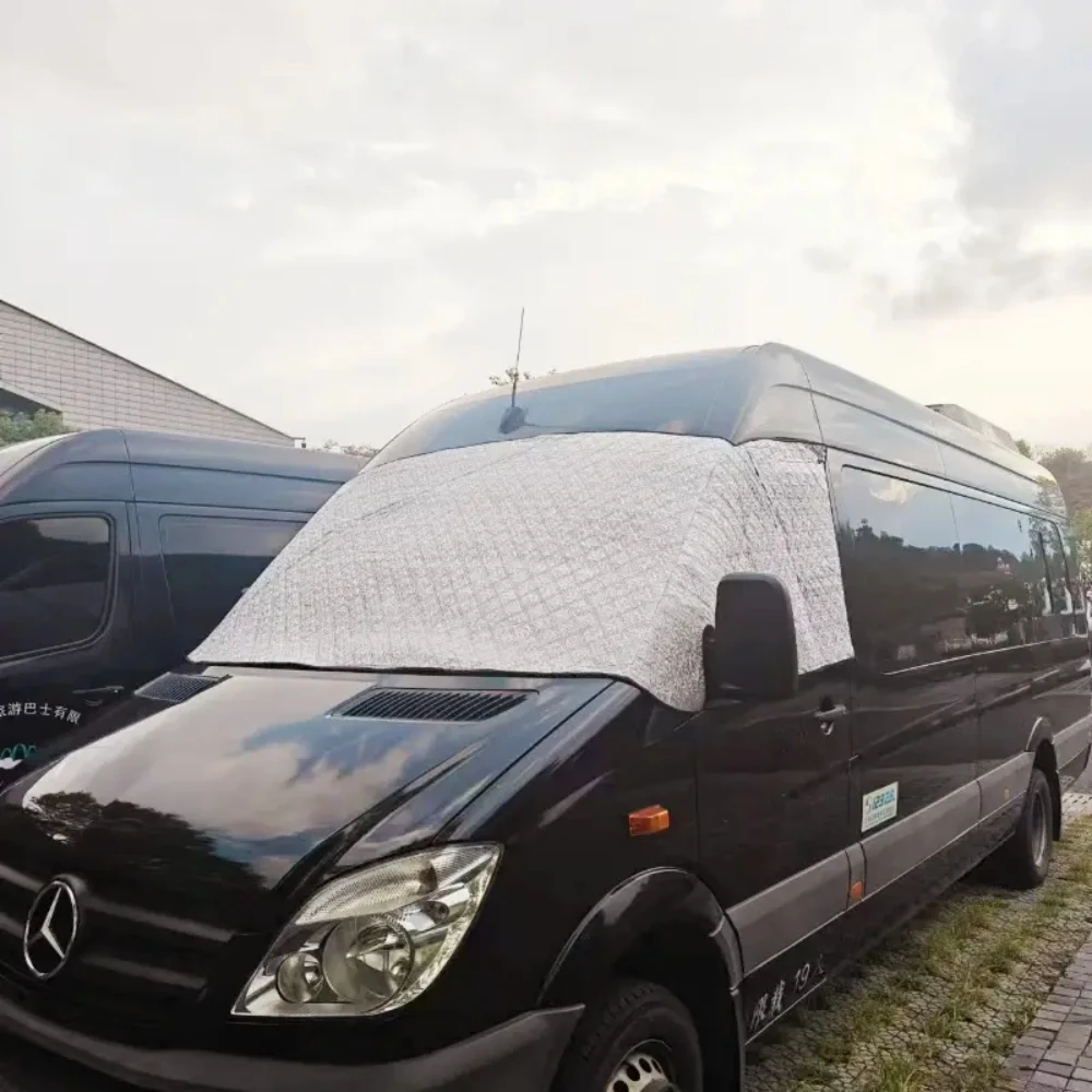 

RV Windowshield Cover For Mercedes-Benz Sprinter 515 Sunshade Cover Windscreen Snow Frost Protection Motorhome Accessories