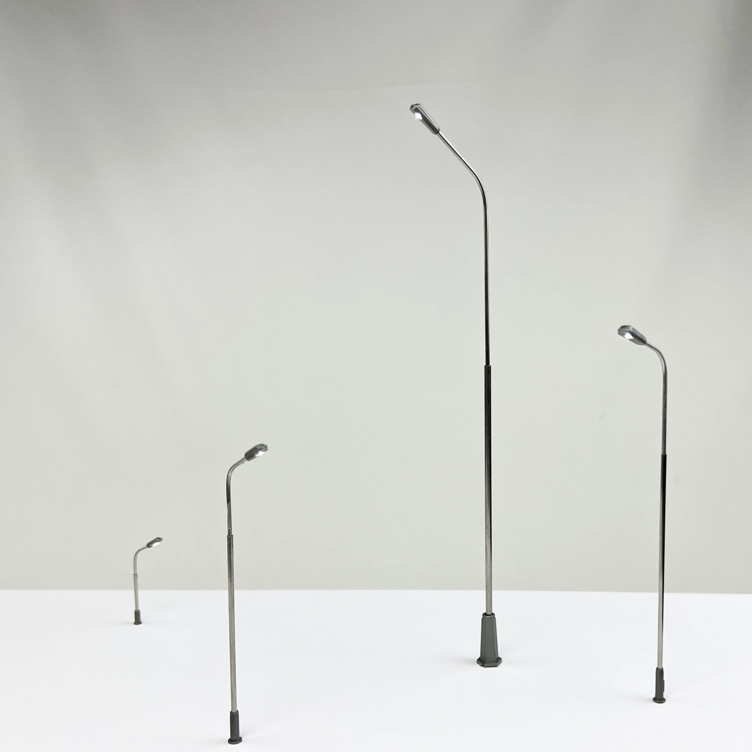 Schaal 1:75/100/150/200/300/500 Mini 3V Straatlantaarn Model Kits voor het maken van Zandtafel Gebouw Weg Licht Scène Layout 50 stks/partij