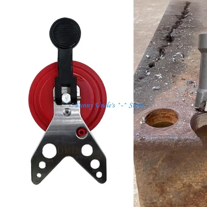 E7CD Versatile Glass Tile Hole Guide with Suction Base for Stable and Precise Drilling on Various Materials