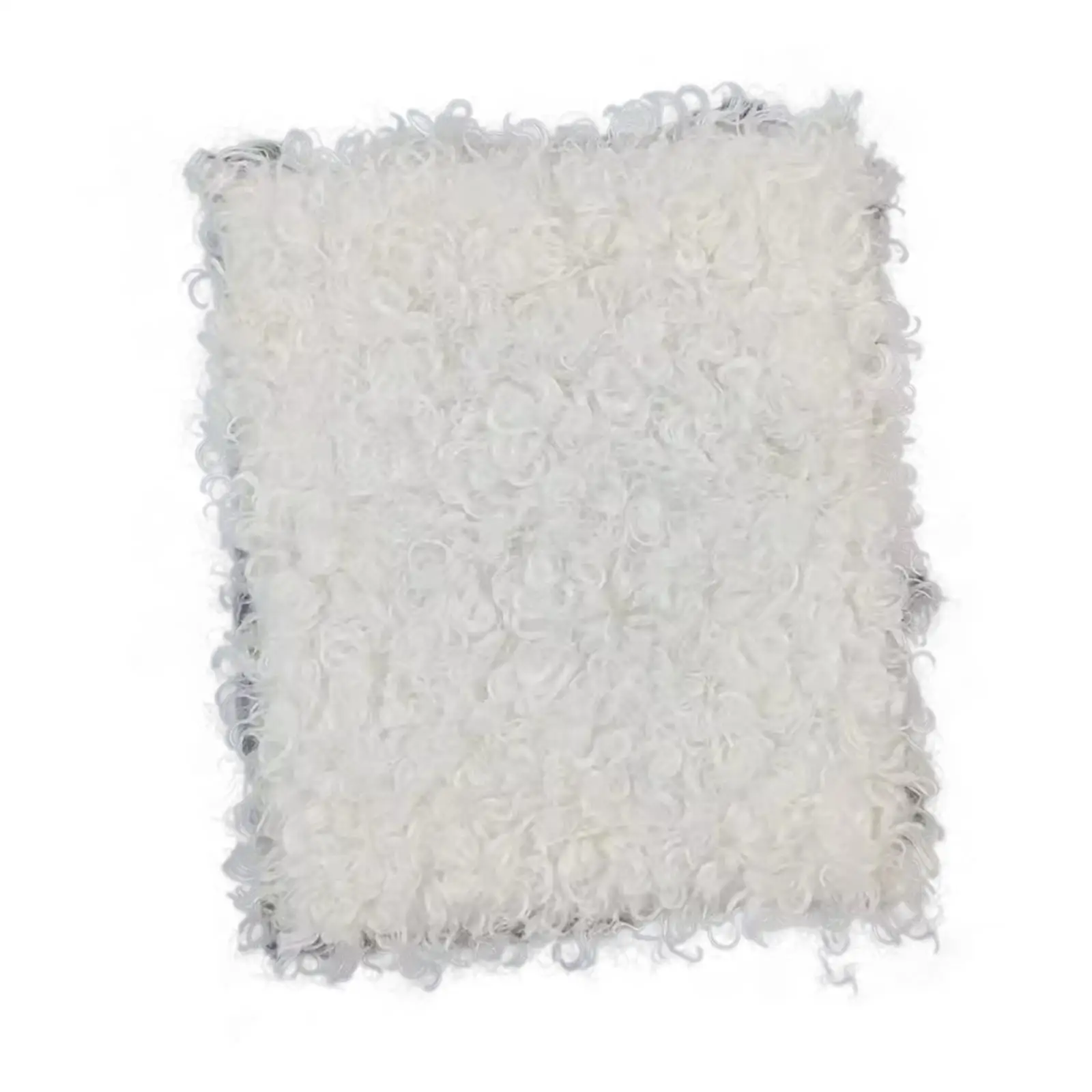 Curly Faux Wool Cloth Soft Curly Fleece Artificial for DIY Crafts Scarf Toys Costume Photo Prop