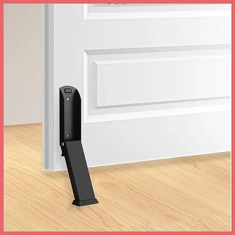Heavy-Duty Metal Door Stopper Anti-Collision Windproof Gap Stopper, Sturdy Floor Door Stop for Home Daily Use, Secure Door We