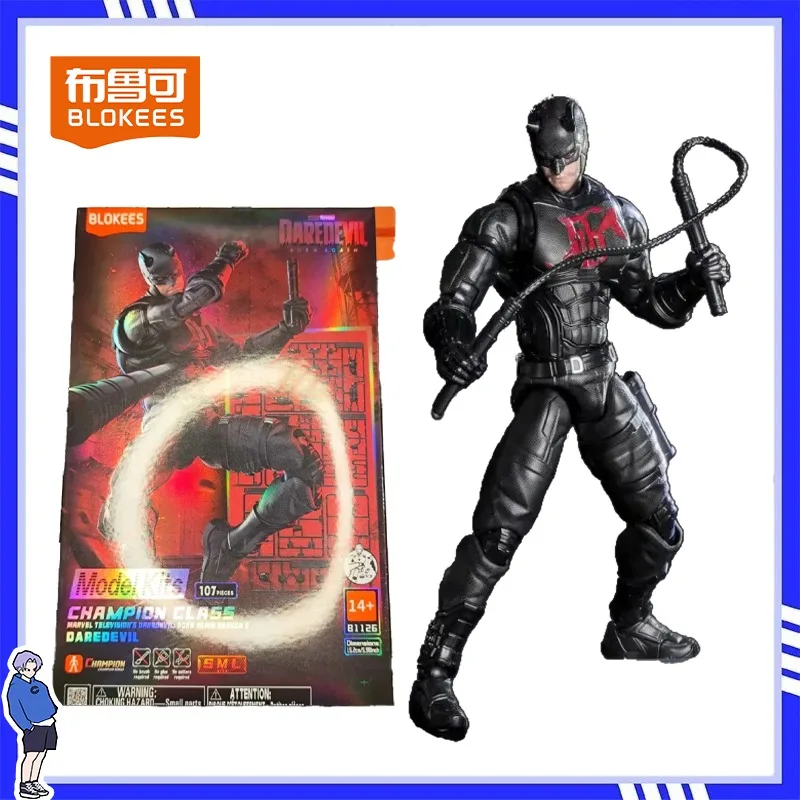 Новый конструктор Blokees Marvel Champion Class Daredevil: Born Again, фигурка S2 Snap Fit, коллекционный подарок
