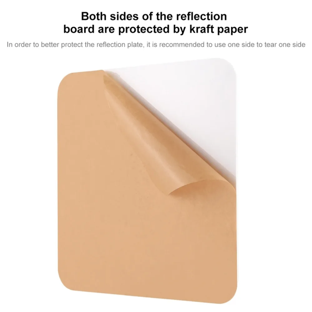 لوحة انعكاس التصوير الفوتوغرافي الاكريليك ، عرض انعكاس الصورة ، الدعائم لصندوق الضوء ، خلفية بيضاء وسوداء ، الملحقات