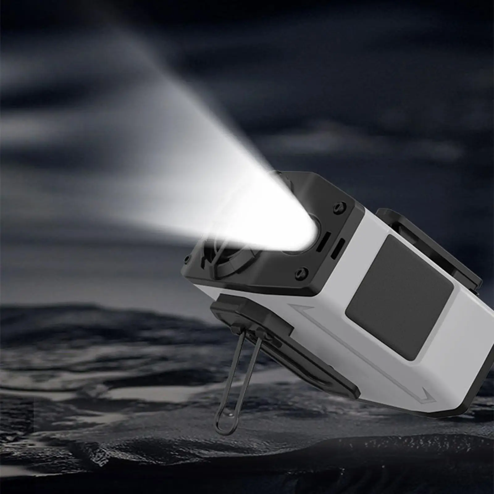 مروحة بمشبك خصر وحزام مروحة هادئة وخفيفة الوزن وقابلة لإعادة الشحن عبر USB ومروحة تبريد صغيرة للمزرعة والسفر والبستنة والمكتب والتسلق