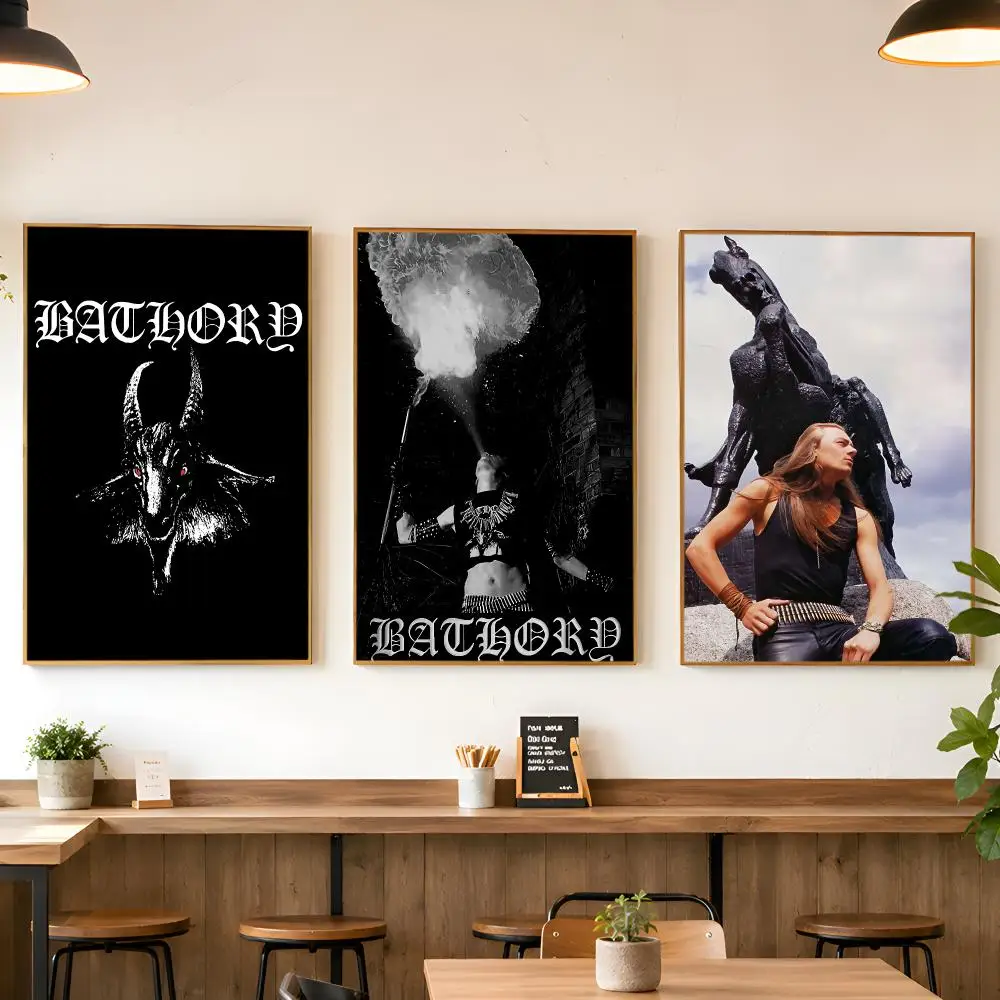 Band B-Bathory Quorthon Poster Matte Wall Peel And Stick Decor Bedroom Living Room Office Dorm Home