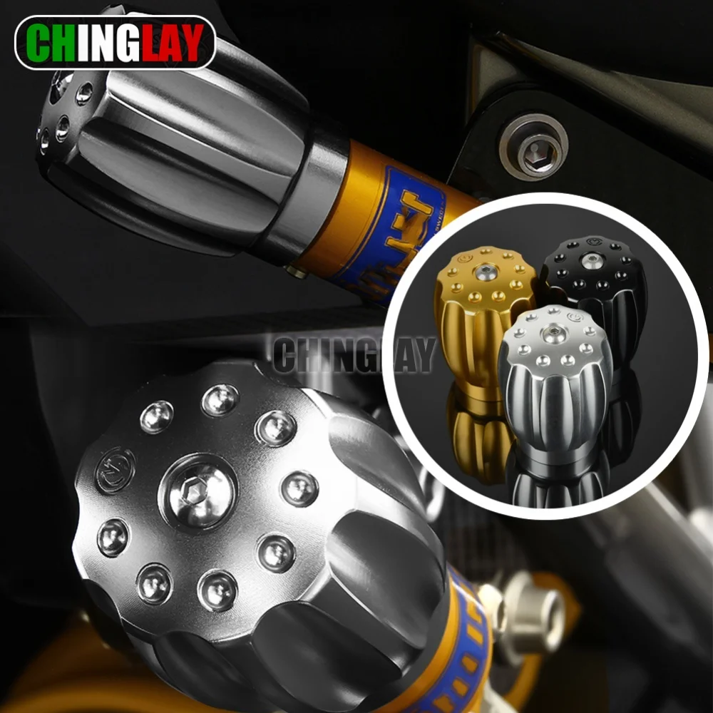 Fits for Ohlins rear shock absorber preload adjuster knob hose-mounted hydraulic spring preload adjuster for S36 S46 TTX36 STX46