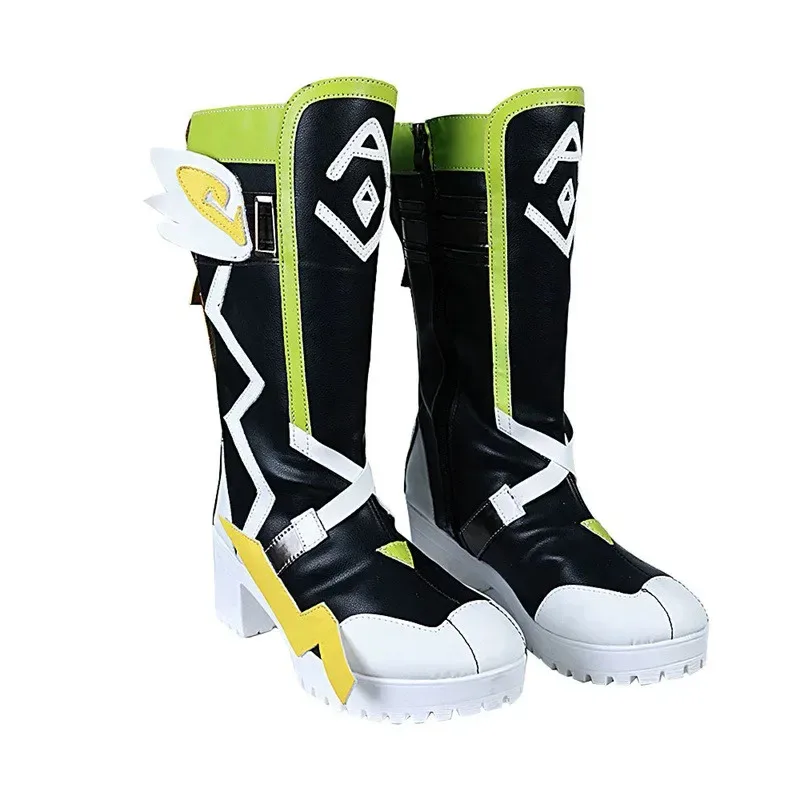 Genshin Impact 카치나 코스프레 애니메이션 신발 중국 스타일 할로윈 남성용 게임 jd;2