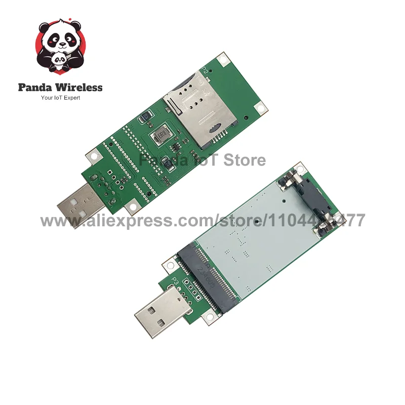 

2PCS MINI PCIE to USB 2.0 Adapter PCIe Card Key Board Met multiple For EP06-E EG25-G EC25-E EC25-V EC25-EU SIM7600E SIM7600G-H
