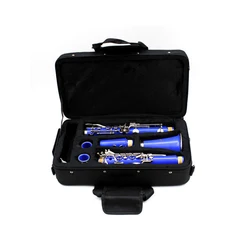 Funda protectora piezas para clarinete, bolso de mano, forro para instrumentos musicales, caja de almacenamiento de accesorios, tela Oxford, 1 ud.