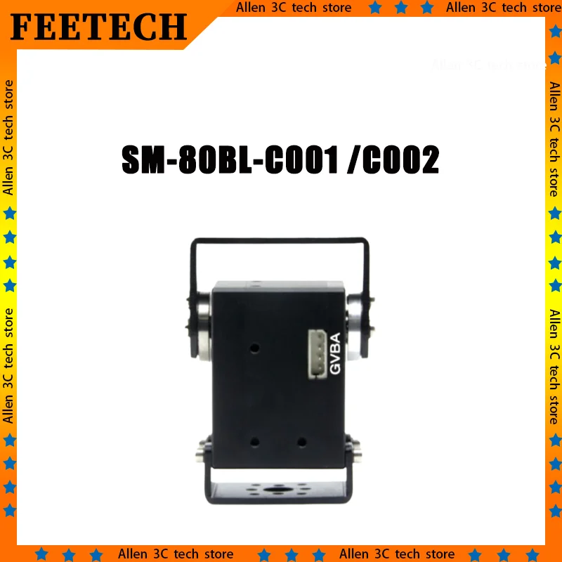 GVBA SM-80BL-C001/C002  80Kg High Torque 360 Degree Steel Gear Brushless Servo Industrial Modbus For Robotic Arm