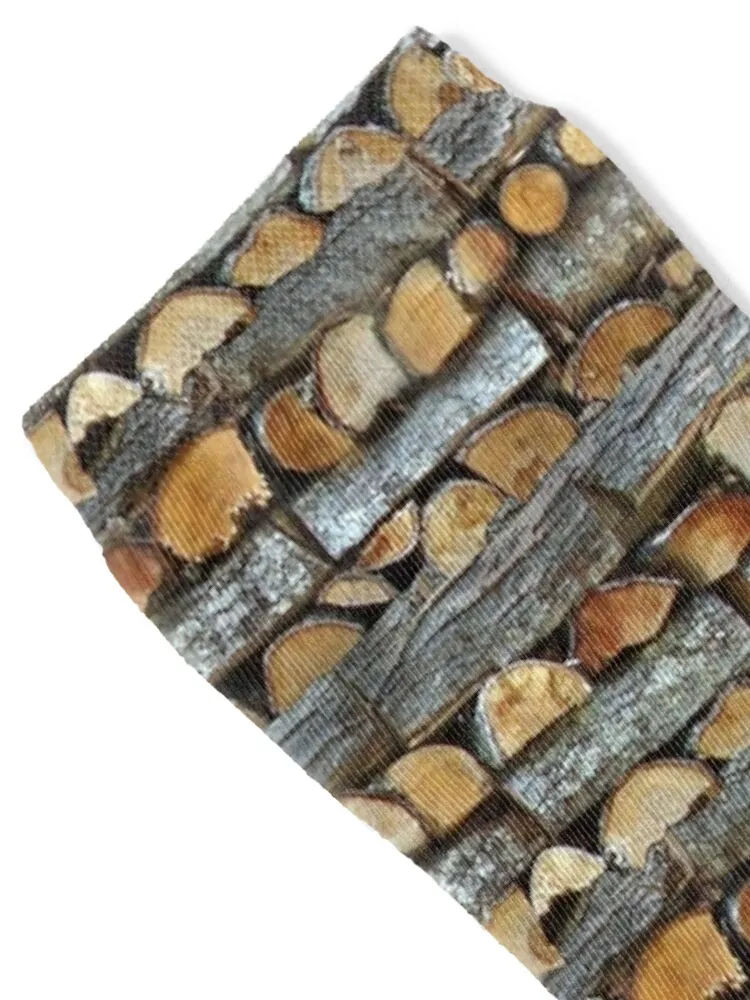 Dean's Infinite Woodpile Socks with print Stockings compression colored Run Socks Male Women's