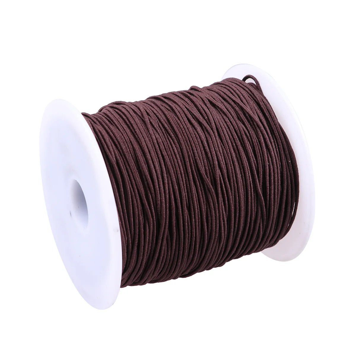 100M in 1 Roll Dark Coffee Elastic String DIY Jewelry Accessories Manmade Strands Wear-resistand Beads String for DIY Jewelry