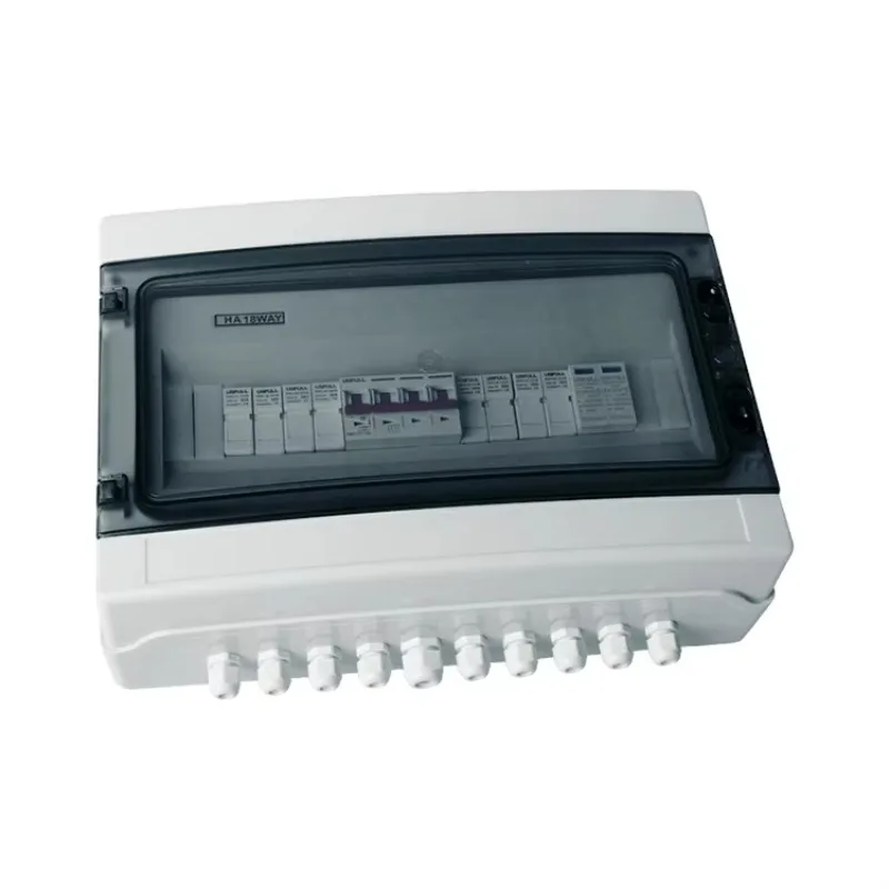 High Performance All-in-one Combiner Box Solar PV DC IP65 Combiner Box for Solar System 2 IN 1 OUT