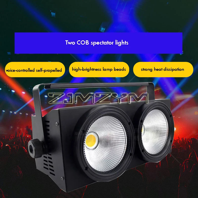 220W LED Stage Light 2IN1 COB Cool Warm White แสงน้ําท่วม Blinder แสงงานแต่งงานบาร์ DMX Stage Lighting Disco Bar